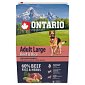 Krmivo Ontario Adult Large Beef & Rice 2,25kg