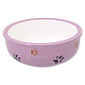 Miska Magic Cat keramická kočicí tlapka fialová 13x5cm 330ml