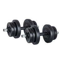 Jednoruční nakládací činkový set inSPORTline DBS2181 2x 3-8,5kg - 2.jakost