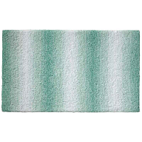 KELA Koupelnová předložka Ombre 65x55 cm polyester nefritově zelená KL-23560