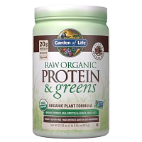 Garden of Life RAW Protein & Greeens Organic - čokoládový 610g.