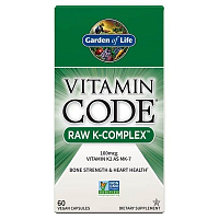 Garden of Life Vitamín K - Komplex - RAW Vitamin Code - 60 kapslí