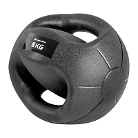 Medicineball s úchopy inSPORTline Grab Me 5 kg