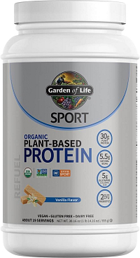 Garden of Life Sport Organic Plant-Based Protein - Vanilka 855g.