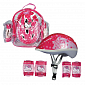 Súprava chráničov a helmy Hello Kitty s taškou