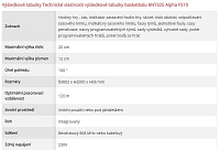 Basketbalová tabule 8NT325 - F10