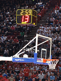 Basketbalová tabule kostka - 24 vteřin