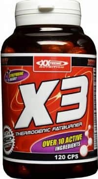 XXTREME NUTRITION X3 - Thermogenic Fatburner 120 kapslí